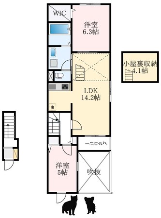 ハイランドⅠの物件間取画像